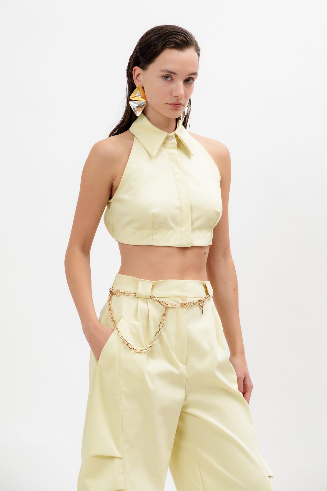 Jac cropped shirt 